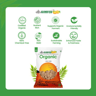 SIMFED Organic  Kabuli Channa 500g / 1kg