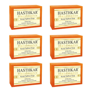 Hasthkar Handmades Glycerine Natural kesar saffron Soap 125Gm