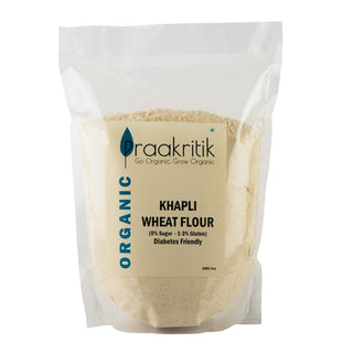 Praakritik Organic Khapli Wheat Atta 1 KG