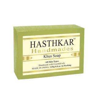 Hasthkar Handmades Glycerine Natural Khus Soap 125Gm