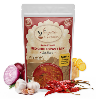 Forgotten Flavours Rajasthani Red Chilli (Lal Maans) Gravy Mix | Easy Cooking 50g