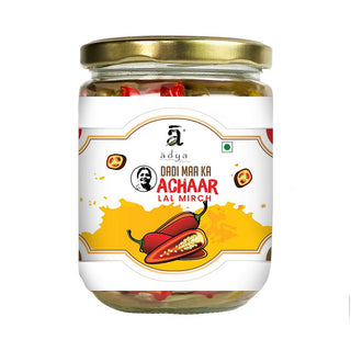 Adya Organics Dadi Ma ka Lal Mirch Ka Achaar 400g