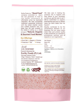 Organic Nation Himalayan Pink Rock Salt Powder 500g