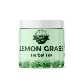 Organic Lemon Grass Herbal Tea, Essense of Lemon, 50g Jar