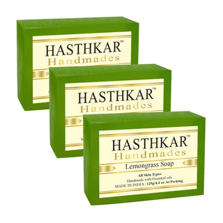 Hasthkar Handmades Glycerine Natural Lemon grass Soap 125Gm