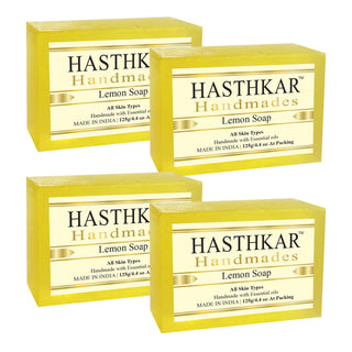 Hasthkar Handmades Glycerine Natural Lemon Soap 125Gm