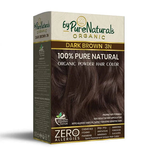 byPureNaturals 100% Pure Natural Powder Hair Colour Dark Brown 3N