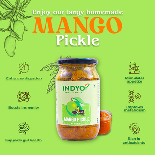 Indyo Organic Mixed Pickle 400g