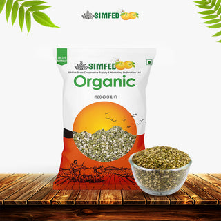 SIMFED Organic  Moong Dal Chilka 500g / 1kg