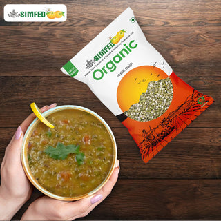 SIMFED Organic  Moong Dal Chilka 500g / 1kg