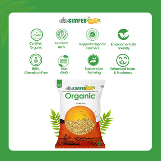 SIMFED Organic  Moong Dhuli 500g / 1kg