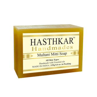 Hasthkar Handmades Glycerine Natural Multani Mitti Soap 125Gm