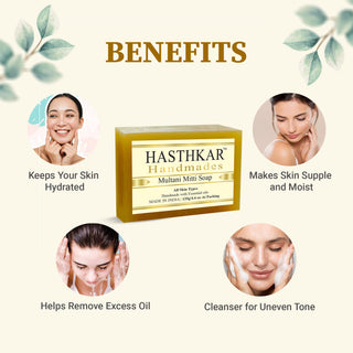 Hasthkar Handmades Glycerine Natural Multani Mitti Soap 125Gm