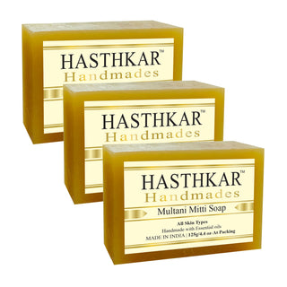 Hasthkar Handmades Glycerine Natural Multani Mitti Soap 125Gm