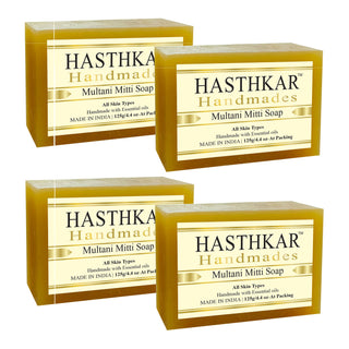 Hasthkar Handmades Glycerine Natural Multani Mitti Soap 125Gm