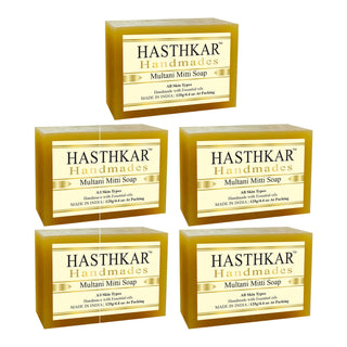 Hasthkar Handmades Glycerine Natural Multani Mitti Soap 125Gm