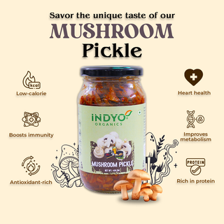 Indyo Organic Mashroom Pickle 400g