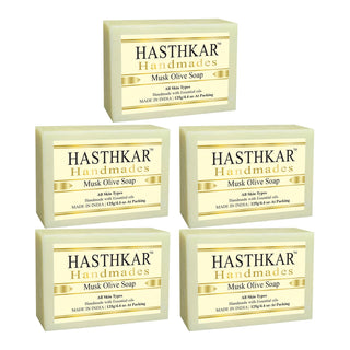 Hasthkar Handmades Glycerine Natural Musk olive Soap 125Gm