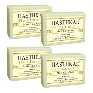 Hasthkar Handmades Glycerine Natural Musk olive Soap 125Gm