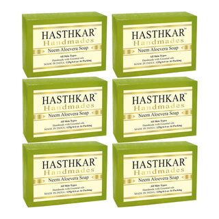 Hasthkar Handmades Glycerine Natural Neem aloevera Soap 125Gm