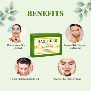 Hasthkar Handmades Glycerine Natural Neem leaf Soap 125Gm