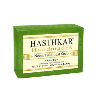 Hasthkar handmades neem tulsi leaf bathing soap men women