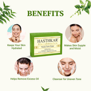 Hasthkar handmades neem tulsi bathing soap men women clean skin