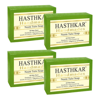 Hasthkar Handmades Glycerine Natural Neem tulsi Soap 125Gm