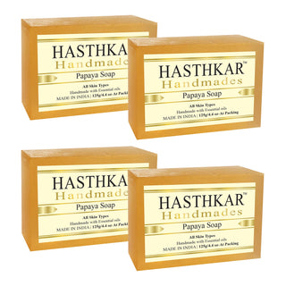 Hasthkar Handmades Glycerine Natural Papaya Soap 125Gm