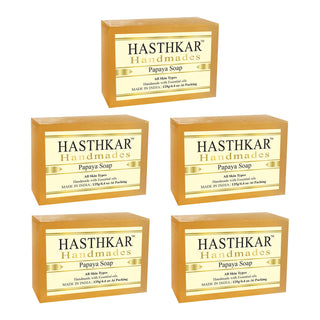 Hasthkar Handmades Glycerine Natural Papaya Soap 125Gm