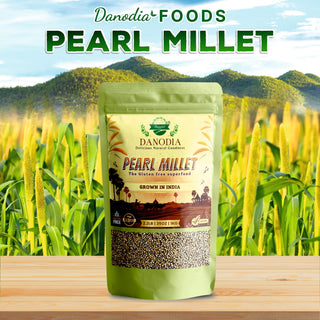 Organic Pearl Millet (Bajra) Whole Grain 2lbs/950g, Gluten Free Superfood