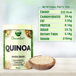 Danodia Foods Quinoa - Whole Grain - 500gm