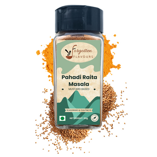 Forgotten Flavours Authentic Pahadi Raitha Masala | Rai/Mustard Based |Seasoning 80g