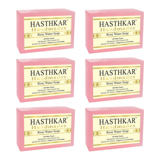 Hasthkar Handmades Glycerine Natural Rose water Soap 125Gm