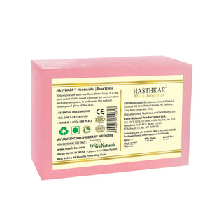 Hasthkar Handmades Glycerine Natural Rose water Soap 125Gm