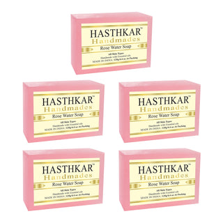 Hasthkar Handmades Glycerine Natural Rose water Soap 125Gm