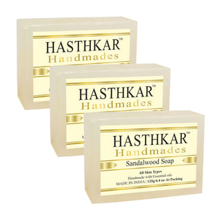 Hasthkar Handmades Glycerine Natural Sandalwood Soap 125Gm