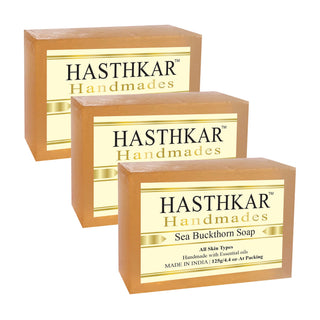 Hasthkar Handmades Glycerine Natural Sea buckthorn Soap 125Gm