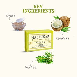 Hasthkar Handmades Glycerine Natural Tea tree Soap 125Gm