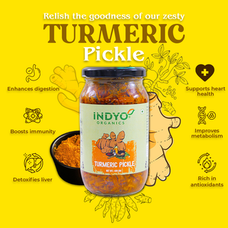 Indyo Organic Turmeric Pickle 400g