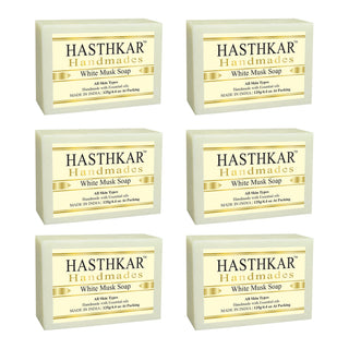 Hasthkar Handmades Glycerine Natural White musk Soap 125Gm