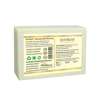 Hasthkar Handmades Glycerine Natural White musk Soap 125Gm