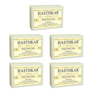 Hasthkar Handmades Glycerine Natural White musk Soap 125Gm