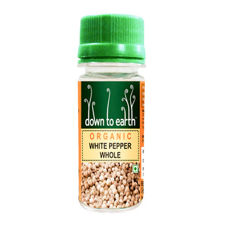 Down to Earth White Pepper Whole 20g