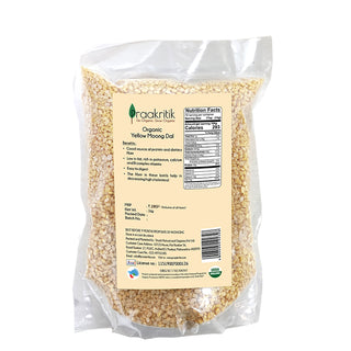 Praakritik Organic Yellow Moong Dal 1 KG